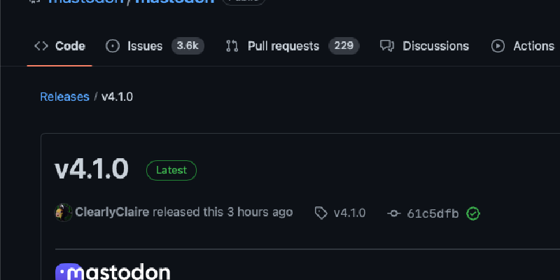 Mastodon v4.1.0 is out!